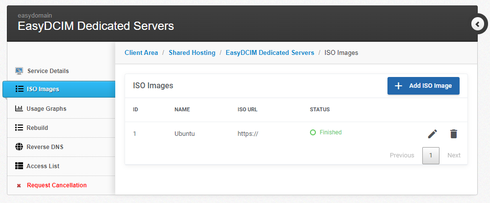 ISO Images: HostBill Dedicated Servers Module - EasyDCIM Documentation